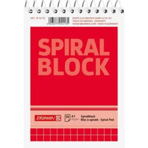 Spiralblock A7 60g 50 blad Rutat