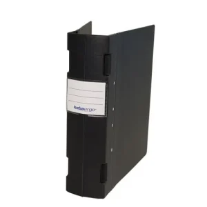 Gaffelpärm KEBAergo A4 80mm Svart/Svart