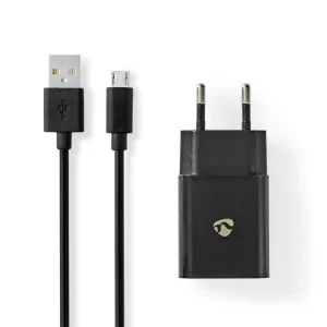 Laddare vägg NEDIS 2.1 A Micro-USB svart