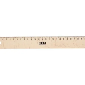 Linjal i trä 30 cm