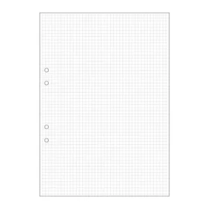Lösblad A4 rutat 5x5mm hålat 500/fp