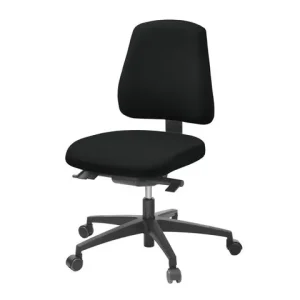 Kontorsstol LD6330 utan armstöd svart