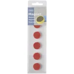 Magnetknappar ACTUAL 20mm röd 6/fp