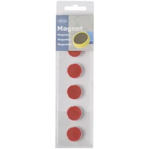 Magnetknappar ACTUAL 20mm röd 6/fp