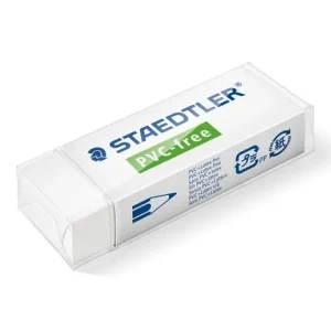 Radergummi Pvc-Fri 65x23x13mm vit