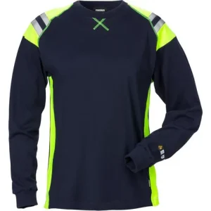 T-shirt Flam FRISTAD 7098 marin dam S