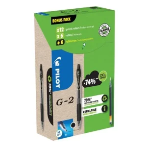Gelpenna PILOT G2 Greenp. svart 12+12/fp