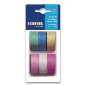 Washitape glitter 6/fp