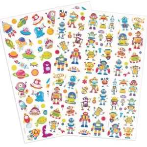 Stickers robotar och rymdfigurer 154/fp