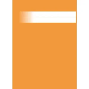 Skrivhäfte A4 olinjerat orange