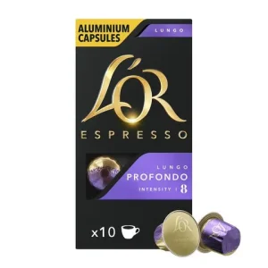 Kaffekapslar LOR LUNGO 8 PROFONDO 10/fp