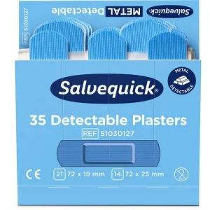 Plåster Detectable refill blå 35/fp