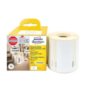 Etikett AVERY Slitst. 57x32mm 400/fp