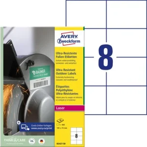 Etikett AVERY Stretch 74x105mm 400/fp