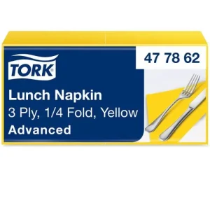 Servett TORK Lunch 3-lags gul 150/fp