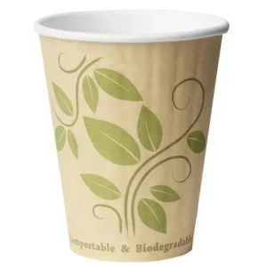 Pappersbägare DUNI 24cl Löv 40/fp