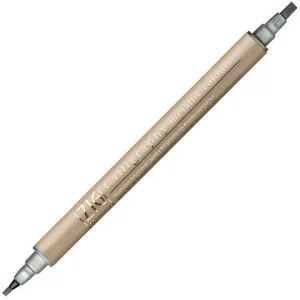 Kalligrafipenna ZIG dubbel spets silver