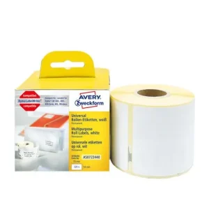 Etikett AVERY på rulle 70x54mm 320/fp