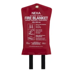Brandfilt NEXA silikon 120x180cm röd