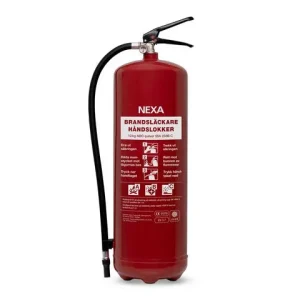 Brandsläckare NEXA 12kg pulver röd 55A