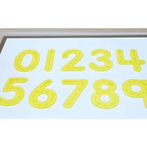 Silikonsiffror 10 olika gul 10/fp