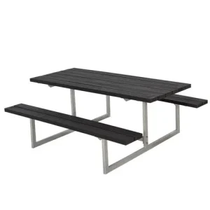 Bänkset Basic plast svart
