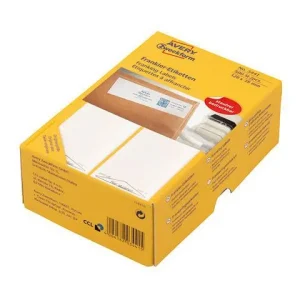 Etikett AVERY frankering 138x48mm 500/fp