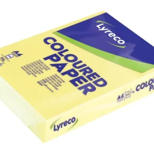 Kop.ppr LYRECO A4 80g kanariegul 500/fp