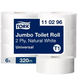 Toalettpapper TORK Uni T1 2-lag 6/fp