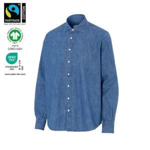 Skjorta comfort COTTOVER Denim GOTS XS
