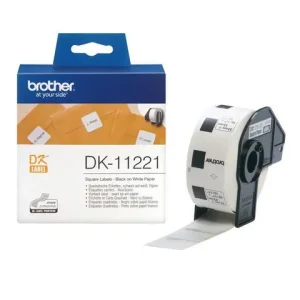 Etikett BROTHER DK11221 23x23mm 1000/fp