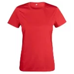 T-shirt funk CLIQUE 029039 dam röd XS