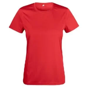 T-shirt funk CLIQUE 029039 dam röd XS
