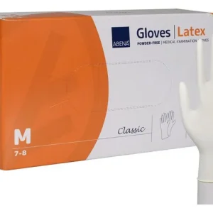 Latexhandske puderfri M 100/fp