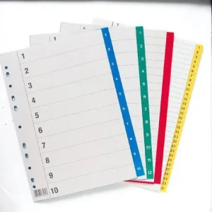 Plastregister PLASTOREG A4 1-52 lj.bl fl