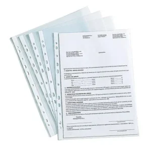 Plastficka A4 0,09 präg 100/fp