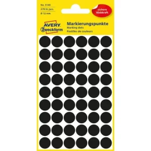 Färgkodningsprick AVERY Ø12mm sva 270/fp