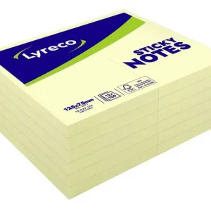 Notes LYRECO standard 75x125mm gul 12/fp