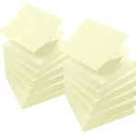 Notes LYRECO prem ZZ 75x75mm gul 12/fp