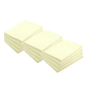 Notes LYRECO recycled 38x51mm gul 12/fp