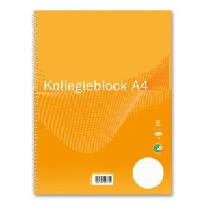 Kollegieblock FW A4 60g 70bl linj h gul