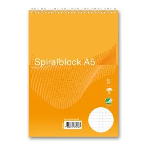 Spiralblock FORMAT A5 60g 50bl rut