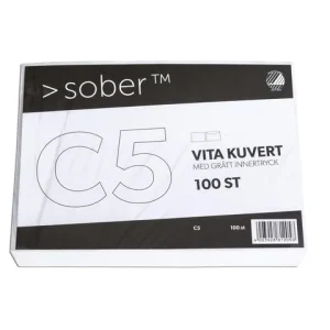 Kuvert konsument fp C5 90g remsa 100/fp