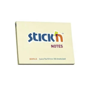 Notes STICK`N 76x102mm gul