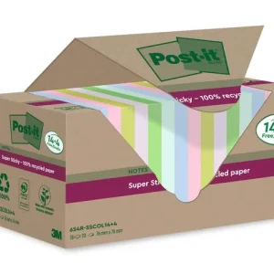 Notes POST-IT SS 76x76mm re sort.f 18/fp