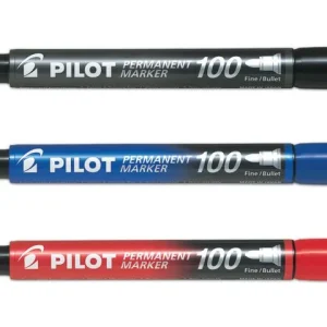 Pilot märkpenna rund SCA 100 1mm svart