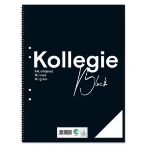 Kollegieblock FW A4 70g 70bl olinj