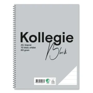 Kollegieblock FW A5 60g 70bl linj oh