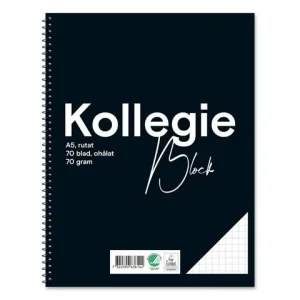 Kollegieblock FW A5 70g 70bl rut oh
