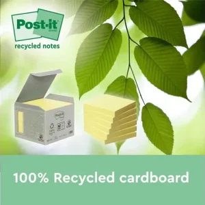 Notes POST-IT SS 76x76mm rec gul 4/fp